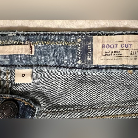 Vtg Gap mid-rise bootcut jeans womens size 12 - Picture 3 of 5